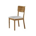 Ver imagem 4 de Kit 2 Cadeiras Tereza Madeira Maciça Estofada Sala de Jantar