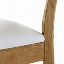 Ver imagem 5 de Kit 2 Cadeiras Tereza Madeira Maciça Estofada Sala de Jantar