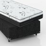 Cama Box Solteiro + Colchão D33 One Face Cor:suede Preto - 3