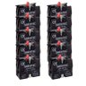 Kit 10 Bloco Contato Zb2 Be 102 1nf Vermelho Lukma - 1