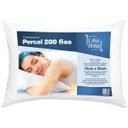 Ver imagem 2 de Kit 2 Travesseiros Percal 50x70cm Casa Dona 200 Fios Siliconada Branco