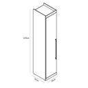 Ver mais imagens de Guarda-Roupa Solteiro Canto com Cama Brasil Espresso Móveis