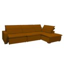 Ver imagem 3 de Sofá Istambul 3.80x2.10m Retrátil e Reclinável com Chaise - Terra