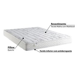 Colchão Queen Kappesberg Roll Espuma D40 158x198x18 - Branco - 2 Colchão Queen Kappesberg Roll Espuma D40 158x198x18 - Branco - 2