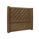 Ver imagem 1 de Cabeceira Queen 160 Cm Vicenza Suede Caramelo