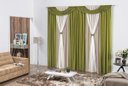 Ver imagem 1 de Cortina Lavínia Rosdry M407-15 250x300cm Verde Musgo