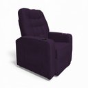 Ver imagem 6 de Poltrona Reclinável Lord do Papai em Veludo Confortável Roxo Púrpura Loja Sheep