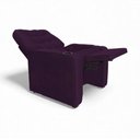 Ver imagem 2 de Poltrona Reclinável Lord do Papai em Veludo Confortável Roxo Púrpura Loja Sheep