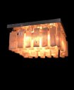 Ver imagem 5 de Lustre De Selenita Bruta Natural Energia Para Sala Quarto