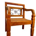 Ver imagem 1 de Jogo de Banco Madeira Demolição Detalhes em Ferro