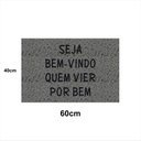 Ver imagem 1 de Tapete Capacho SEJA BEM VINDO VIER P BEM 60x40 Casa Entrada