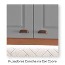 Ver imagem 5 de Cozinha Completa Modulada Jéssica Tuboarte 100% MDF Premium com 2 Balcões Independentes 10 Portas e 6 Gavetas