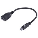 Ver imagem 3 de Adaptador Tipo C X Usb 2.0 Fêmea Função Otg - Conexão com Smartphones - Acotgu-20cm