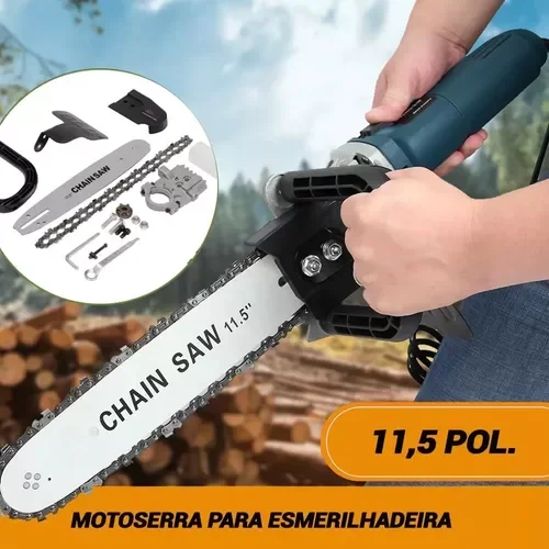 Adaptador Motor Serra Para Esmerilhadeira Lixadeira Elétrica - 6