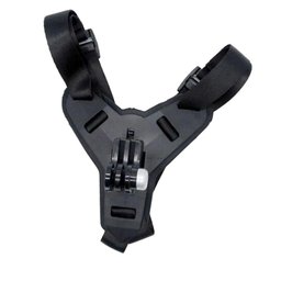 Fivela com Adaptador Capacete Queixeira para Gopro e Similares Cor Preto - 1