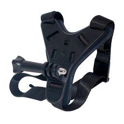 Fivela com Adaptador Capacete Queixeira para Gopro e Similares Cor Preto - 3