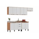 Ver imagem 6 de Cozinha Modulada Demóbile 5 Peças Firenze C5p156 Avena/grafito