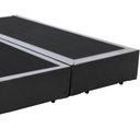 Ver imagem 2 de Cama Box Blindado Queen Bipartido AColchoes Sintético Cinza 40x158x198