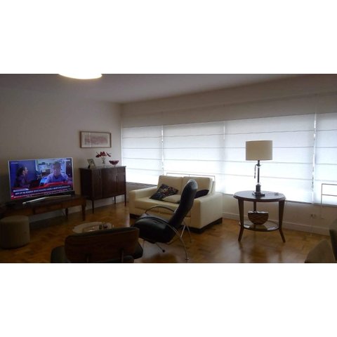 Cortina Persiana Romana Translucida 1,50 L X 1,60 A Pronta