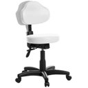 Ver imagem 1 de Cadeira Mocho Giratória Plus com Back em Viena Branco