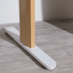 Mesa com Regulagem de Altura Elétrica Lift 97 Cm - Branco Fosco C/ Mel - 4
