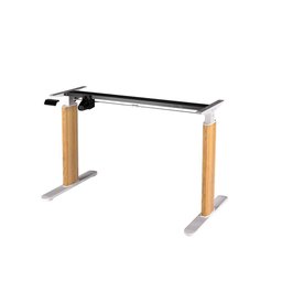 Mesa com Regulagem de Altura Elétrica Lift 97 Cm - Branco Fosco C/ Mel - 3