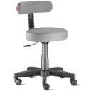 Ver imagem 1 de Cadeira Mocho Slim Cinza Giratória