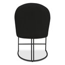 Ver imagem 5 de Kit 04 Cadeiras Poltrona de Jantar Bela Suede Base Metálica Industrial Preto - Pallazio