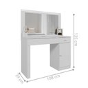 Ver imagem 3 de Camarim Nina para Maquiagem com Espelho Branco Fosco