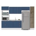 Ver imagem 5 de Cozinha Completa Modulada 5 Peças em MDF Azul Pérola Yescasa