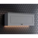 Ver imagem 1 de Armário de Cozinha Modulado Americana C/ 1 Porta Basculante 80cm Cinza - Henn