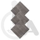 Ver imagem 2 de KIT 16 PÇS PISO TÁTIL PVC 25x25 DIRECIONAL CINZA