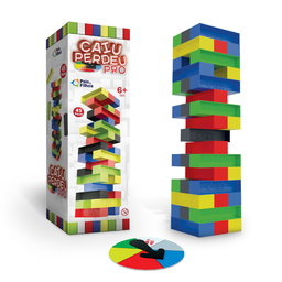 Jogo de Mesa Caiu Perdeu Pro Torre de Equilíbrio 45 peças - 1