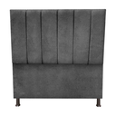 Ver imagem 3 de Cabeceira Casal 1,60cm Queen Laura Suede:Chumbo
