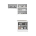 Ver imagem 5 de Lavanderia Modulada Compacta 3 Peças 100% MDF com Americana Branco Hp/Calcare
