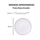 Ver imagem 2 de Jogo de Pratos Rústico 12 Peças Porcelana Tramontina