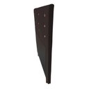 Ver imagem 3 de Cabeceira Cama Box Solteiro Roma 90cm Suede Marrom - Abmaza