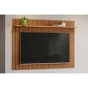 Ver imagem 1 de Painel Quarto P- Tv até 75 Pol Genova C- 1 Prateleira 200x130cm Nature Fosco - Linea Brasil