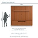 Ver imagem 3 de Kit Prime com Rack New Bend Frisado Principal Incolar Cedro Metal Dourado