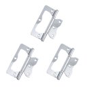 Ver imagem 1 de Kit 6 Dobradiça Sobrepor Porta Zincada 4" X 3" Ref. 40038