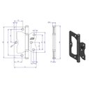 Ver imagem 3 de Kit 6 Dobradiça Sobrepor Porta Zincada 4" X 3" Ref. 40038