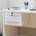 Ver mais imagens de Mesa para Computador Byte 1 Gaveta 116cm Branca