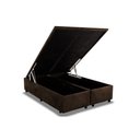 Ver imagem 1 de Cama Box Baú Queen Universal Suede Brown (158x198x35) - Costa Rica