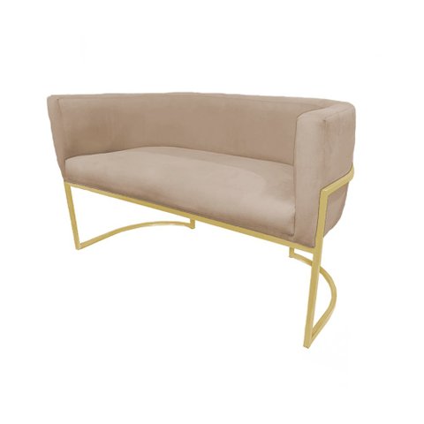Poltrona Namoradeira Decorativa Sala - Escritório - Recepção - Suede Várias Cores - Estopar Namorade