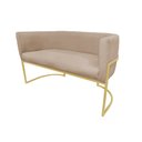 Ver imagem 1 de Poltrona Namoradeira Decorativa Sala - Escritório - Recepção - Suede Várias Cores - Estopar Namorade