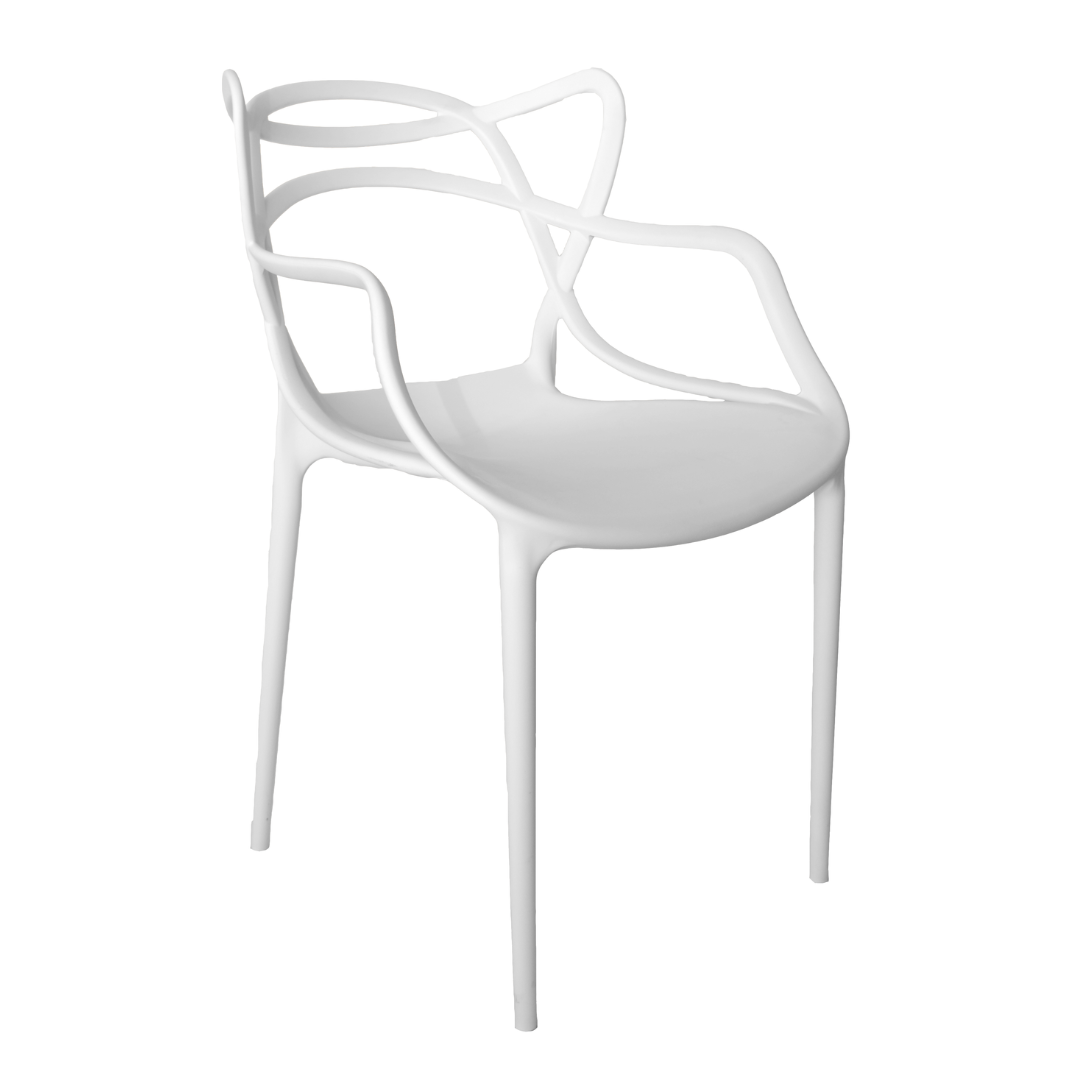 Cadeira Allegra Branca - Kit com 4 - 2