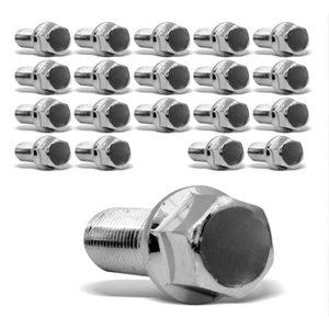 Jogo 16 Parafuso Roda Cromado Super Longo Fusca Brasília