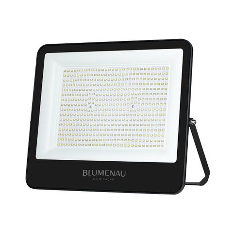 Refletor Blumenau Led Pro 400W Preto Bivolt 6500K Luz Branca