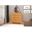 Ver imagem 2 de Cômoda Grande Para Quarto ou Sala Com 4 Gavetas com Puxador 100% MDF Camaru - Miray - Robel Mó