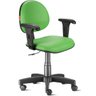 Cadeira de Escritório Verde Limão com Braços Executiva - 1